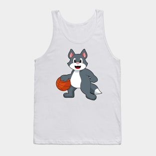 Cat Basketball player Basketball Tank Top